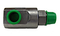 1/2 in. 90º Male x Female Steel 5000 PSI Super Swivel Joint (Viton) for Industrial Oxygen/Air.