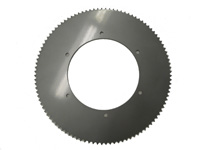 104T40 Disc Sprocket, 16.85 in. Dia (Chrome Silver) #40 Chain Disc Sprocket
