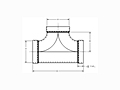 Dimensions for Allegheny Coupling Aluminum & Steel Tee