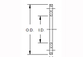 Dimensions of Betts Aluminum & Steel Flanges (3/8 in. Thick)